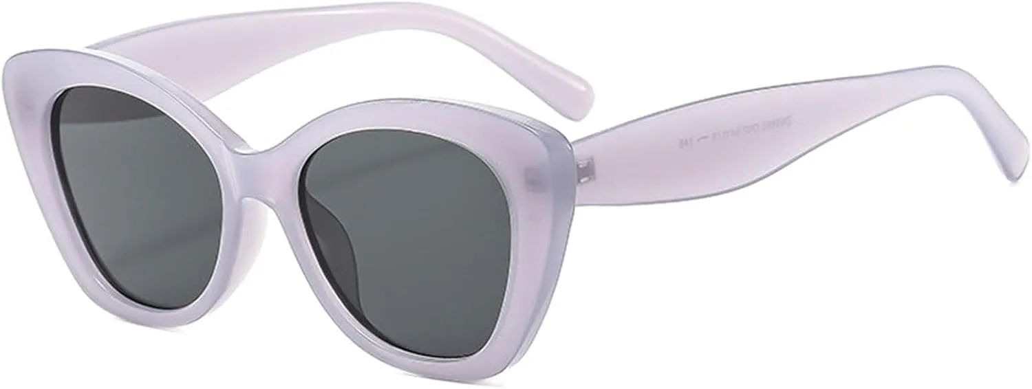 willochra Vintage Cat Eye Sunglasses Women 90s Oval Sun Glasses Female Retro Shades Fashion Gradient Sunglasses UV400