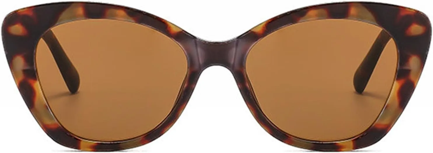 willochra Vintage Cat Eye Sunglasses Women 90s Oval Sun Glasses Female Retro Shades Fashion Gradient Sunglasses UV400
