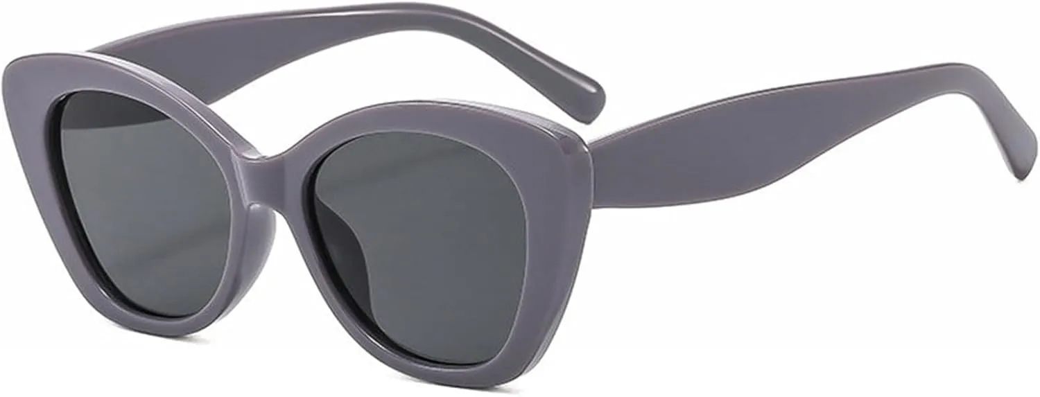 willochra Vintage Cat Eye Sunglasses Women 90s Oval Sun Glasses Female Retro Shades Fashion Gradient Sunglasses UV400
