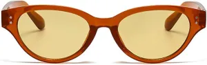 willochra Vintage Cat Eye Women Sunglasses Vintage Small Frame Sun Glasses For Men Luxury Design Outdoor Oval Eyewear UV400