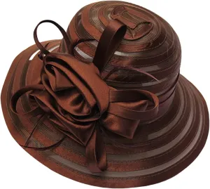 Women Girl Tea Party Fascinators Hat Church Cocktail Easter British Sun Dress Hat Sun Hat
