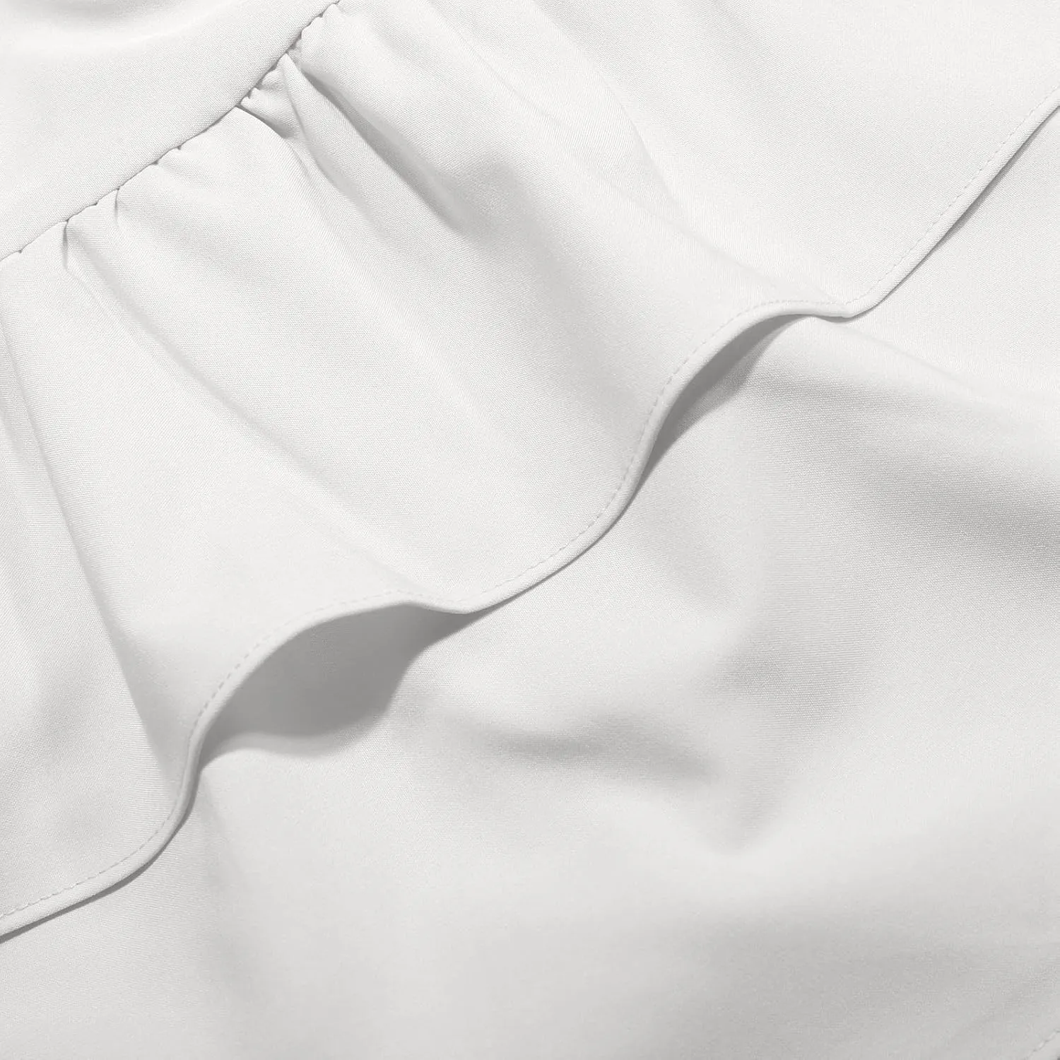 Women Skirts Summer Fashion Women's Sexy Solid Pleated Mini Skirt Trendy Tie Waist Casual Wear Going Out Skirts