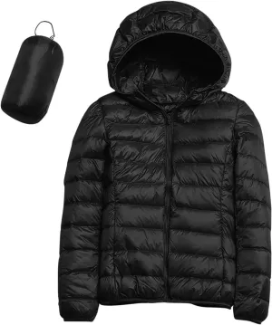 Women Warm Waterproof Lightweight Jacket Hooded Windproof Winter Coat With Womens Utility Jacket Hooded