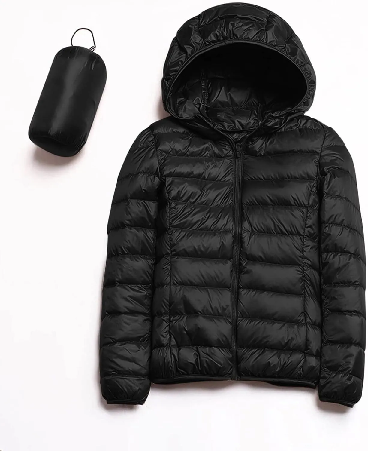 Women Warm Waterproof Lightweight Jacket Hooded Windproof Winter Coat With Womens Utility Jacket Hooded