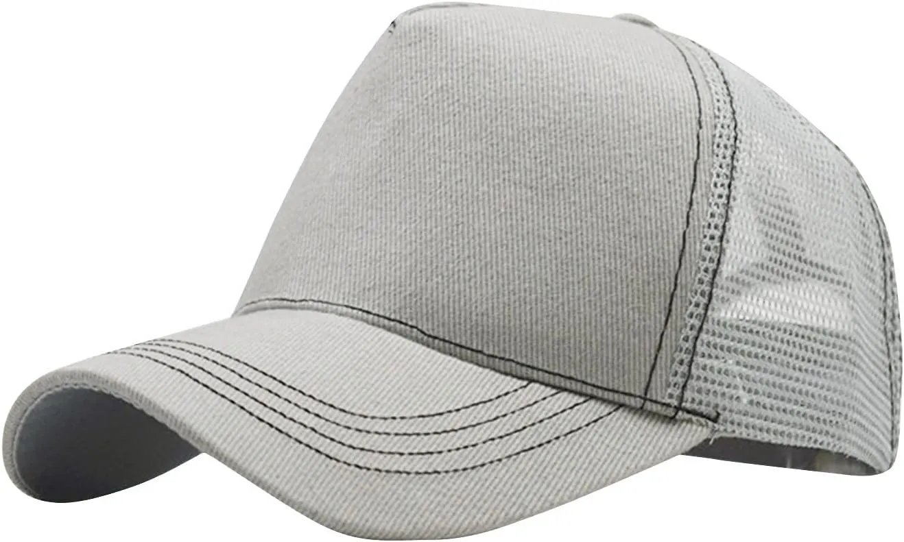Womens Baseball Cap,Quick Drying Ponytail Hat,Lightweight UV Protection Mesh Sun Hat,Breathable Running Golf Hats for Women