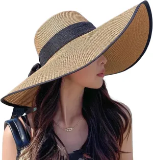 Women's Big Straw Hats, Summer Oversized Brim Sun Hats, Beach Hats, Sun Hats