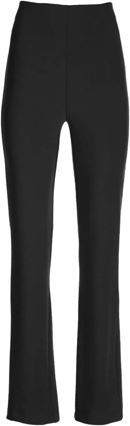 Womens Business Suit Pants Casual High Waisted Slim Fit Flare Pants Bell Bottom Long Lounge Wear to Work Pants