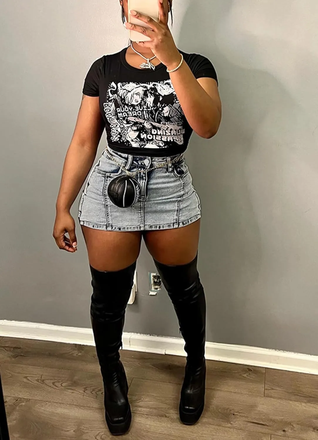 Womens Jean Cargo Skirt Skorts High Waist Stretchy Button Bodycon Y2K Pockets Denim Mini Skirt Shorts