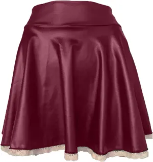 Womens Mini Skirt Comfy Casual Pleated Fashion A Line Women's Skirt Mini Shiny Skirt Mini Skirts for Women