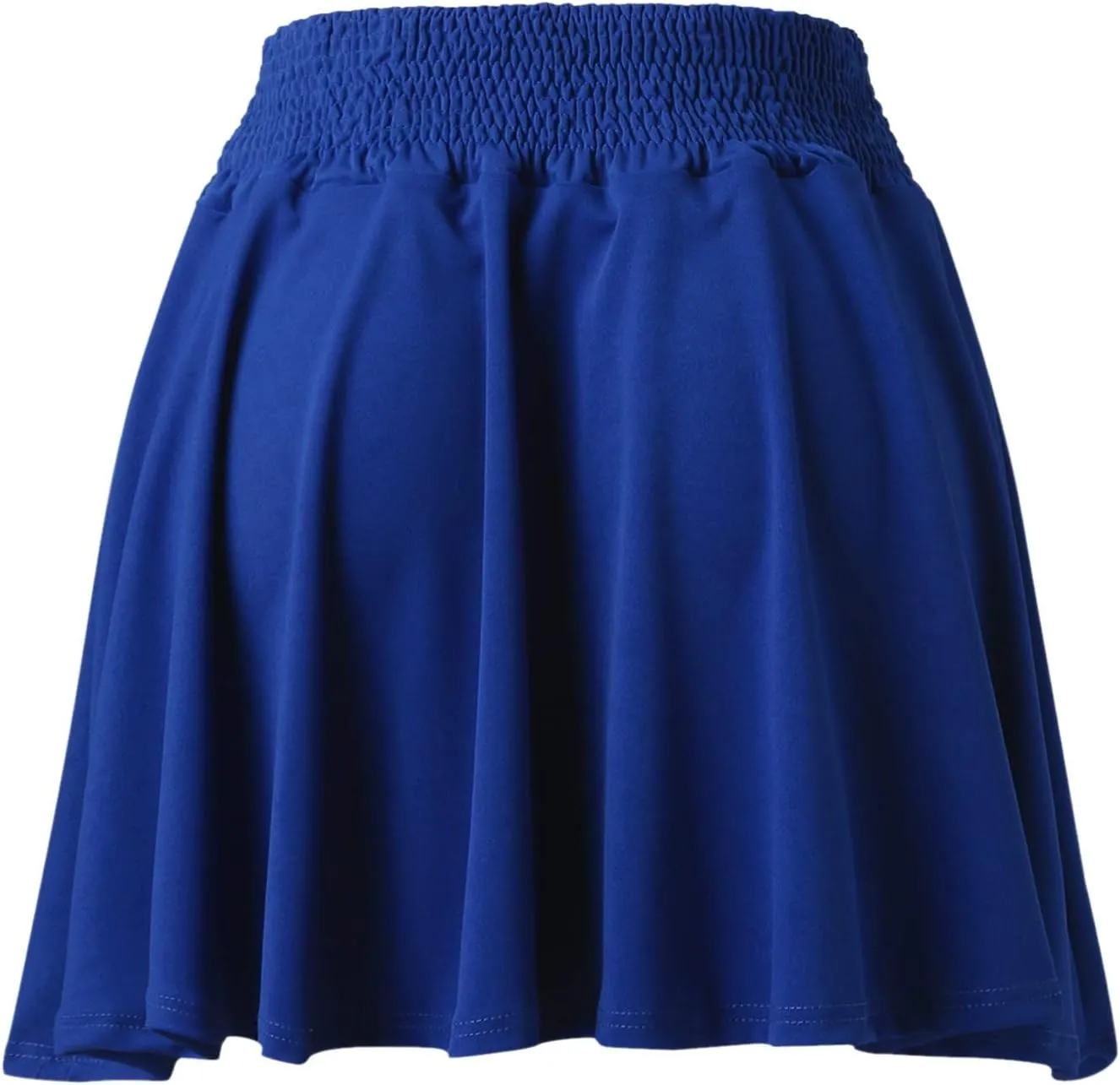 Womens Mini Skirts Womens Classic Daily Elegant Casual Solid Color Skirt Pleated Waist Design Casual Skirts for