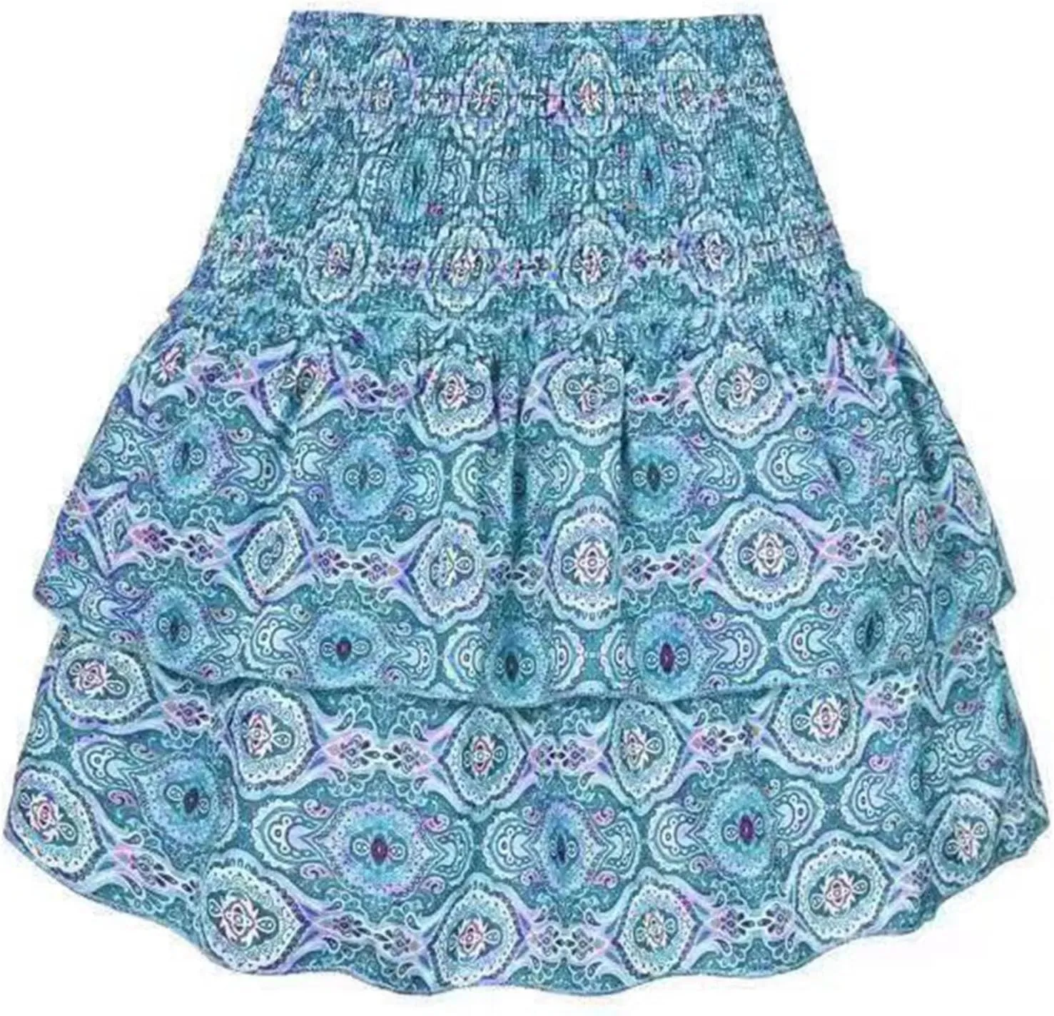 Womens Mini Skirts Womens Sexy Skirt Pleated Skirt Ruffle Printed Skirt Fashion Printed Pleated Lace Skirt Womens