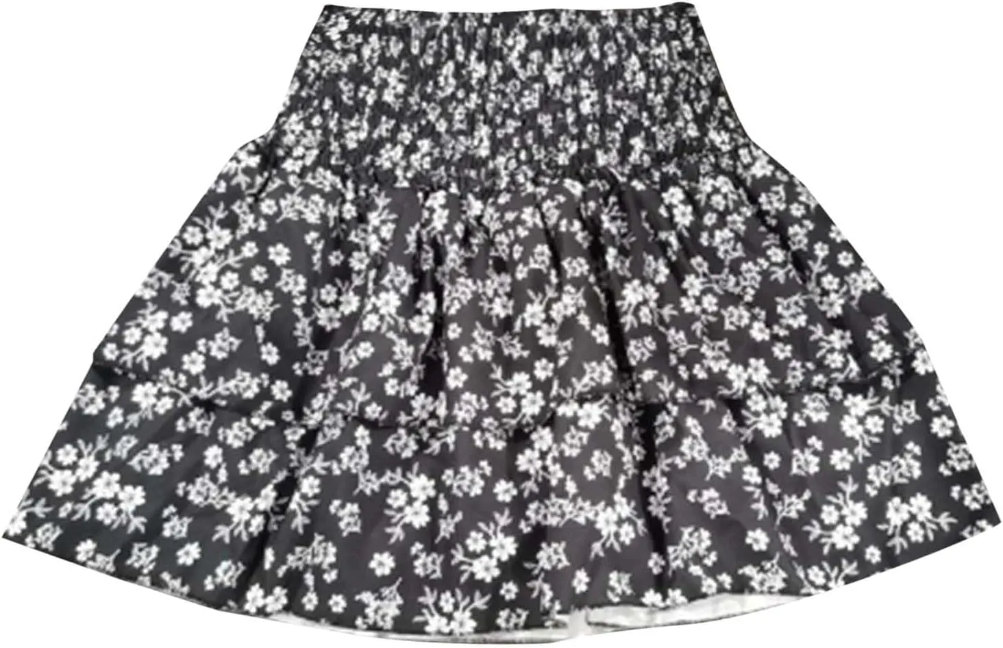 Womens Mini Skirts Womens Sexy Skirt Pleated Skirt Ruffle Printed Skirt Fashion Printed Pleated Lace Skirt Womens