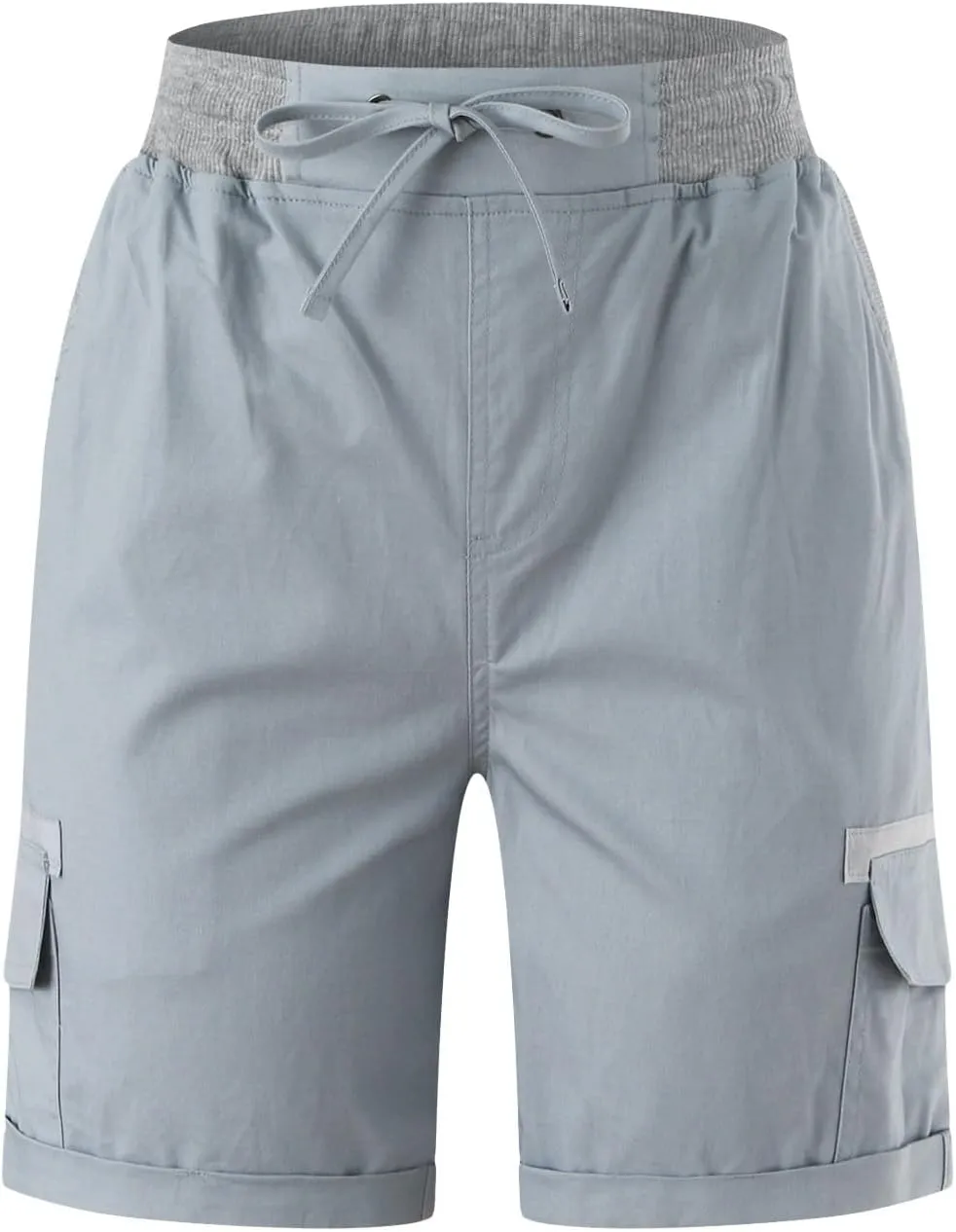 Women's Summer Cargo Shorts Relaxed Fit High Waist Casual 4 Pocketed 2024 Hiking Outdoor Shorts