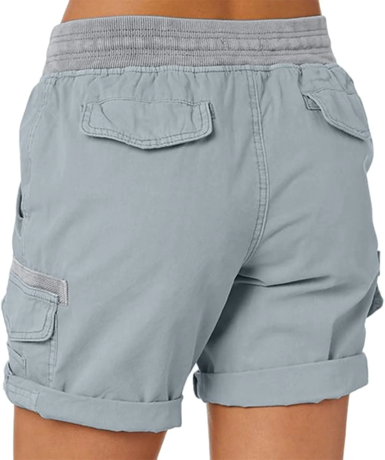 Women's Summer Cargo Shorts Relaxed Fit High Waist Casual 4 Pocketed 2024 Hiking Outdoor Shorts