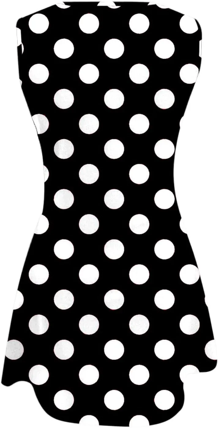 Womens Summer Dress Womens with Pockets Summer Casual Tank Dress Sleeveless Midi Beach Dress Cotton Knit Dresses