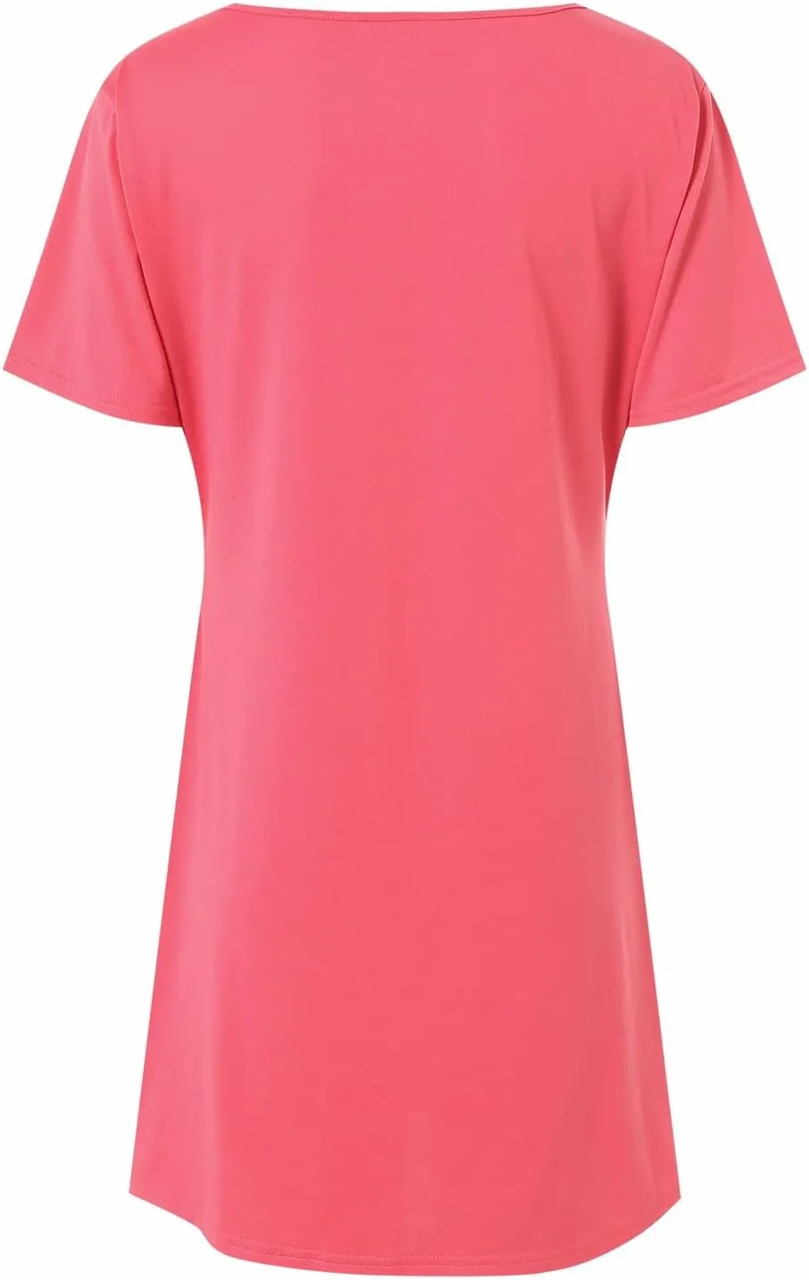 Womens Summer Dresses with Sleeves Casual Shirt Dress Solid Color Button Down Shift Summer Dresses