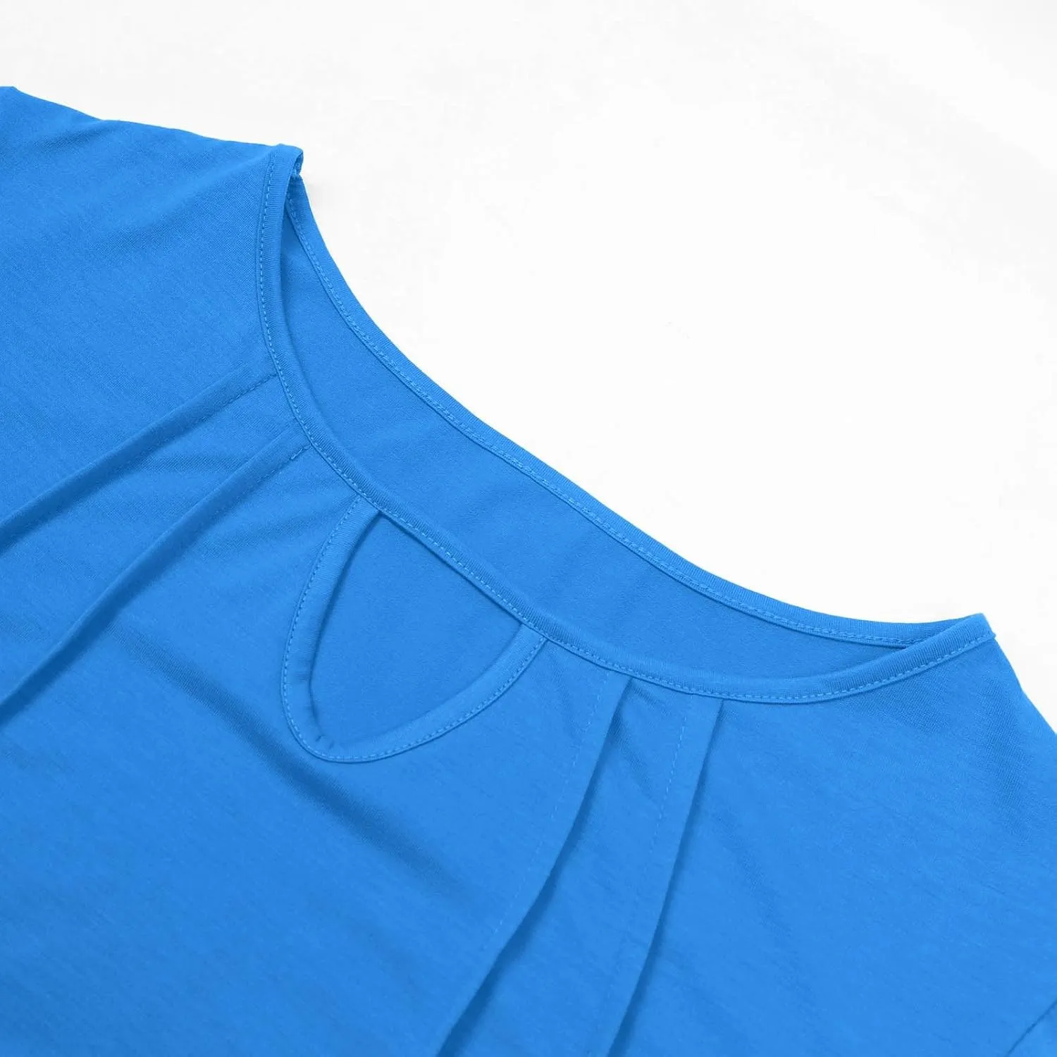 Womens Summer Dresses with Sleeves Casual Shirt Dress Solid Color Button Down Shift Summer Dresses