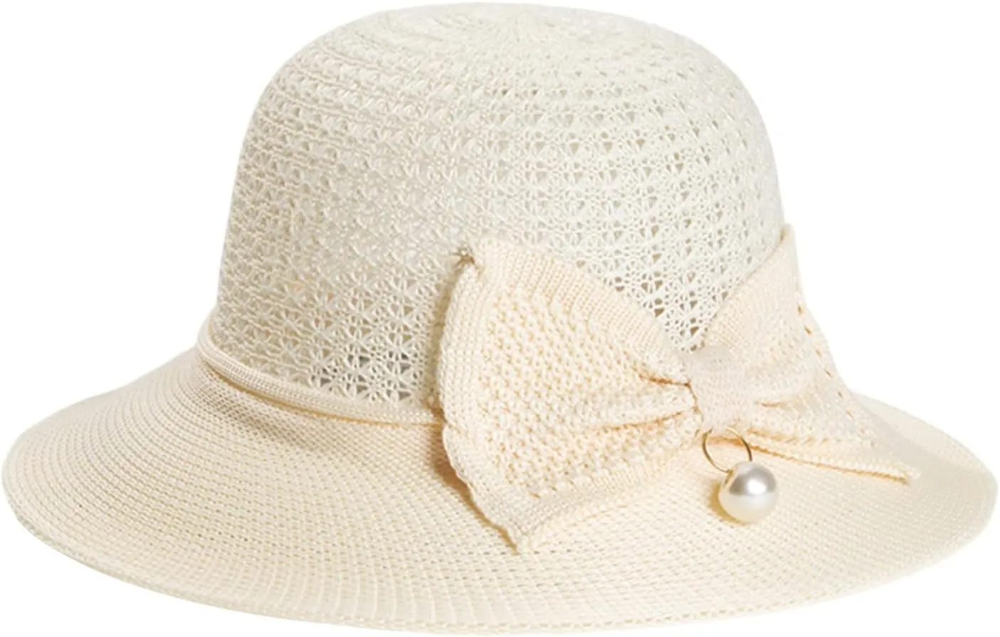 Womens Sun Straw Hat Straw Hats for Women Straw Panama Hat Packable Beach Sun Hat Straw Bucket Hat