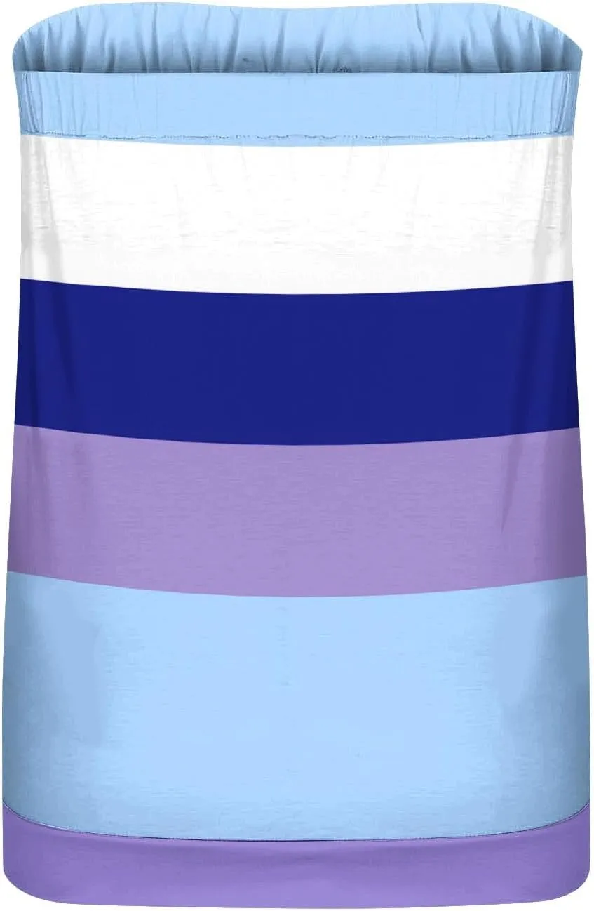 Womens Trendy Tube Tank Tops Plus Size Summer Striped Printed Strapless Pleated Backless Vests Loose Comfy Top