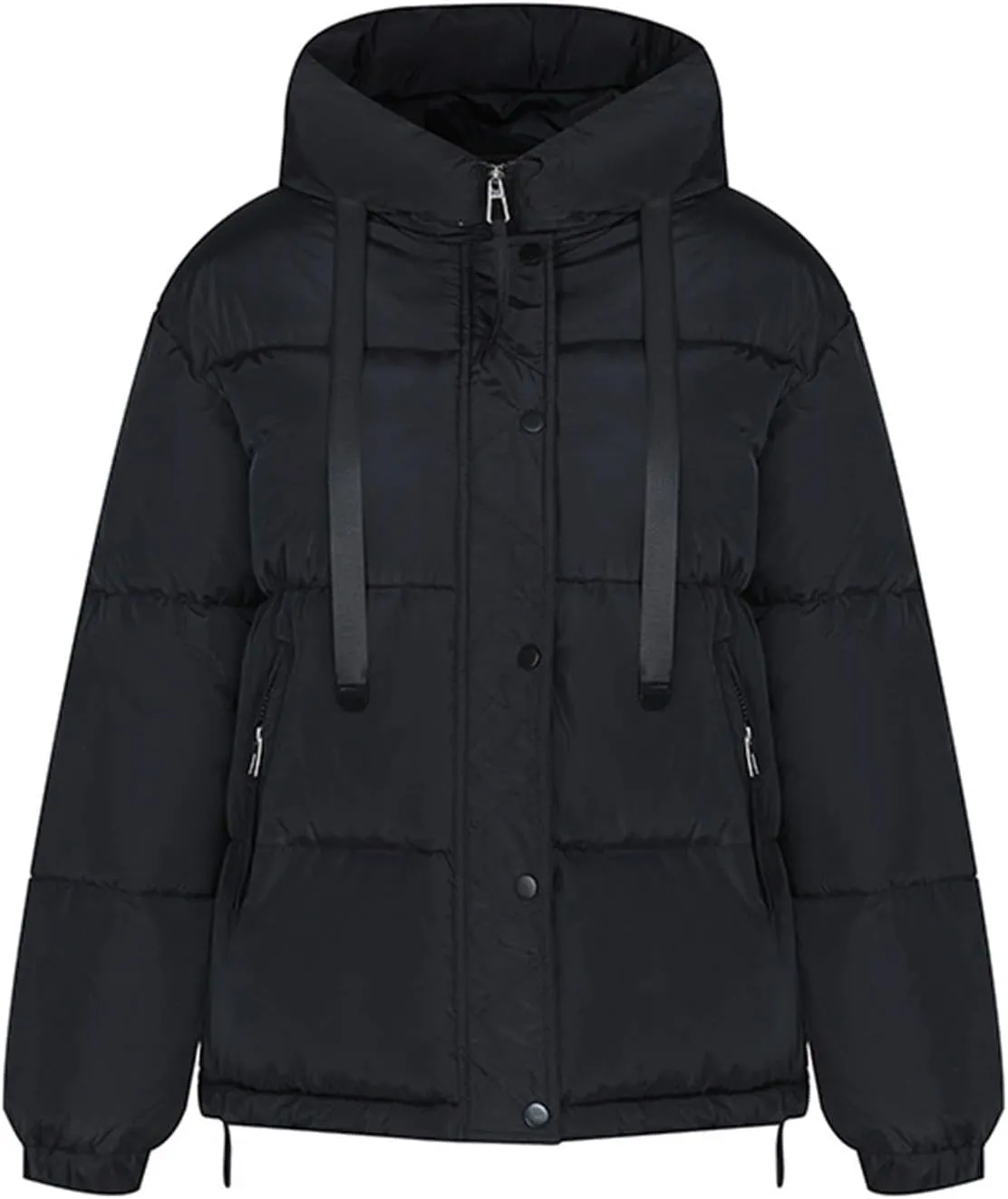Women's Winter Thickened Padded Warm Down Coat Jacket Quilted Hooded Puffer jacket Oversized 2024 Trendy Parka Outerwear