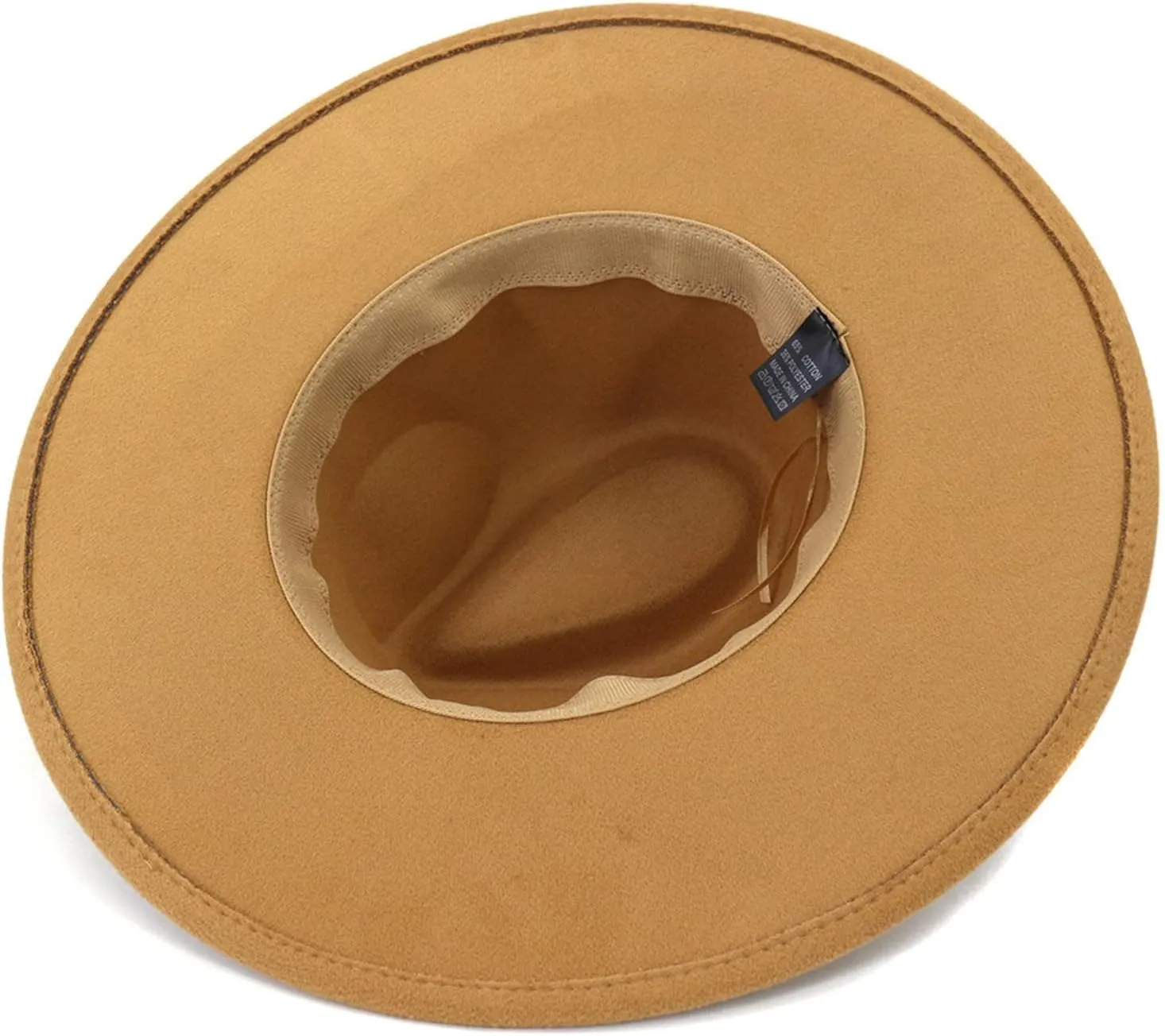 Wool Fedora Hats for Men Women Wide Brim Felt Panama Hat