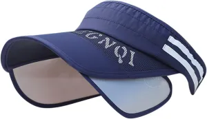 WUTYU Womens Empty Top Hat Outdoor Sports Sun Hat Sun Hat Large Brim Casual Peaked Cap