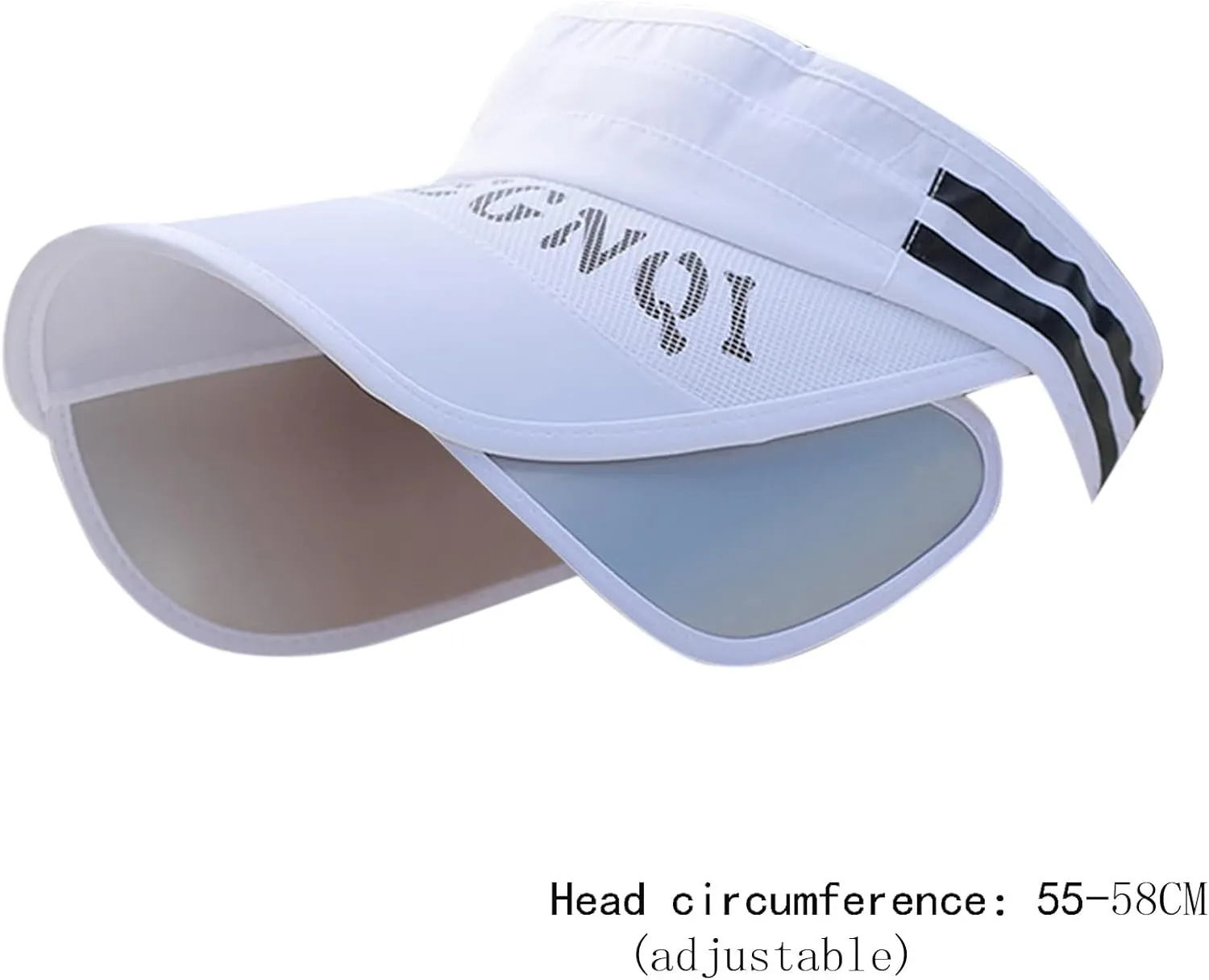 WUTYU Womens Empty Top Hat Outdoor Sports Sun Hat Sun Hat Large Brim Casual Peaked Cap