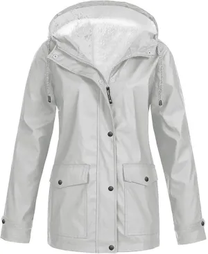 XUETON Women's Casual Zip Up Anork Jackets Fleece Lined Downs Puffer Jacket Windproof Warm Down Outerwear Anorak Utility Hiking Ski