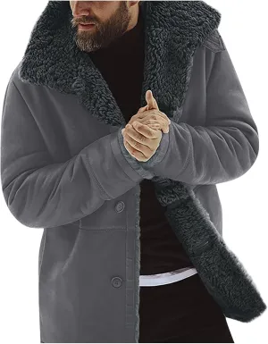 Ymosrh Men's Fleece Jacket Full Zip Lightweight Outdoor Hiking Jackets Winter Coats Casual Stylish, M-3XL