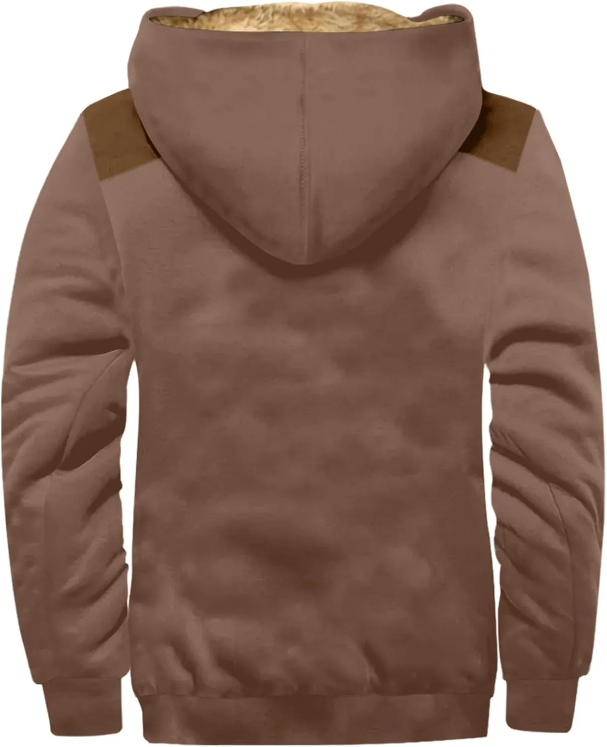Ymosrh Men's Hooded Work Jacket Lined Fleece Military Cargo Jackets Warm Coat Outerwear Hoodies Work Coats Jacket, M-7XL