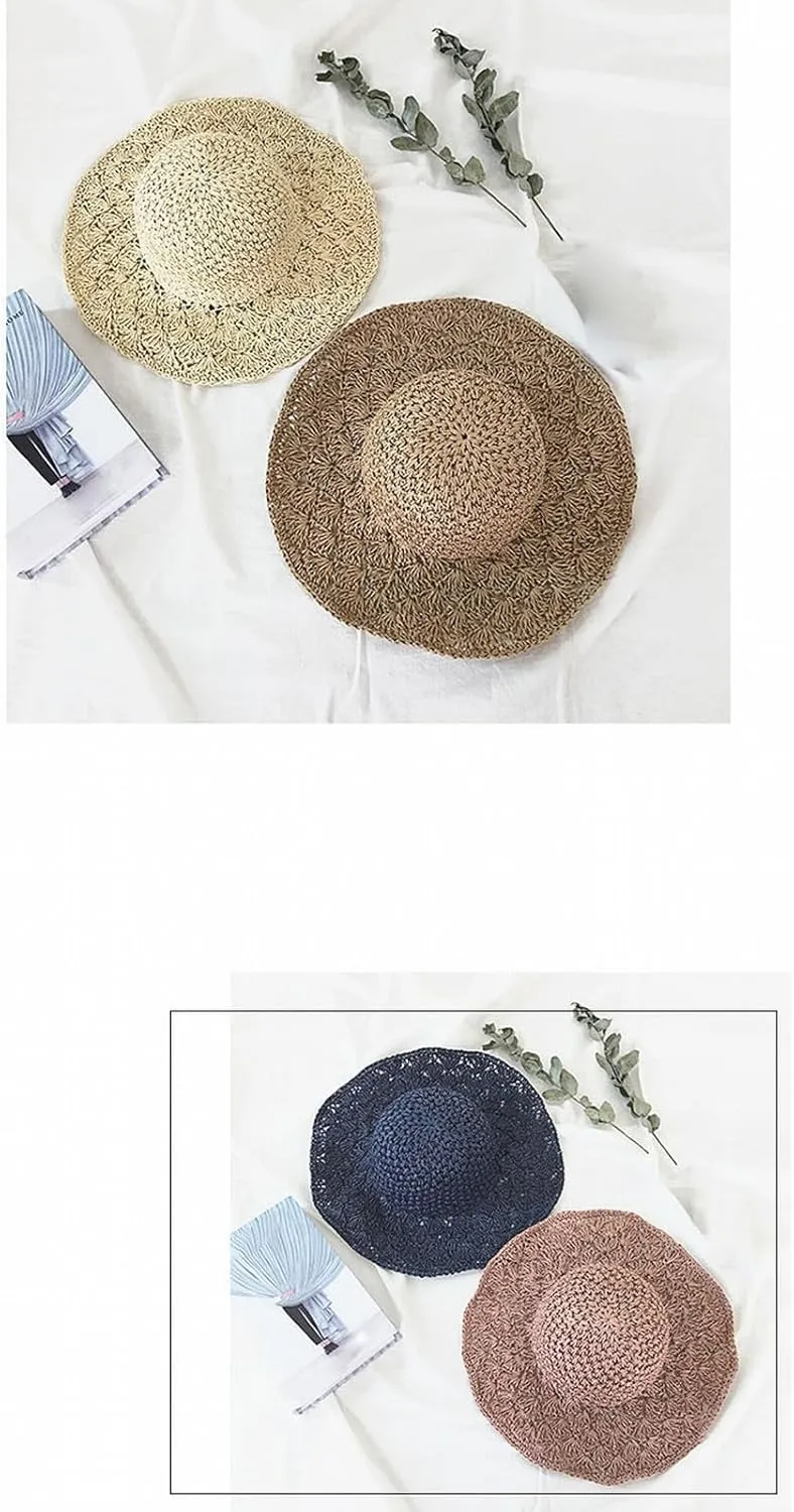 YOLAI Beach Hats for Women Packable Women Wide Brim Sun Hat Upf50 / Summer Hat Floppy Beach Hat Roll-Up