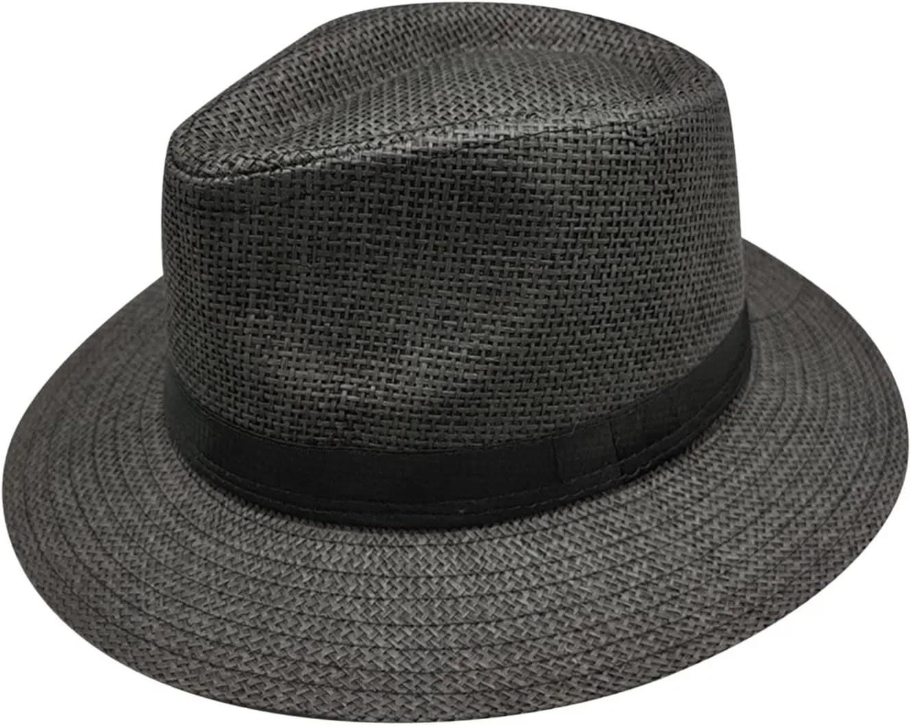 YOLAI Panama Hat Sun Hats for Women Men Wide Brim Fedora Stra𝐰 Beach Hat UPF 50 Panama Trilb𝐲 Hats