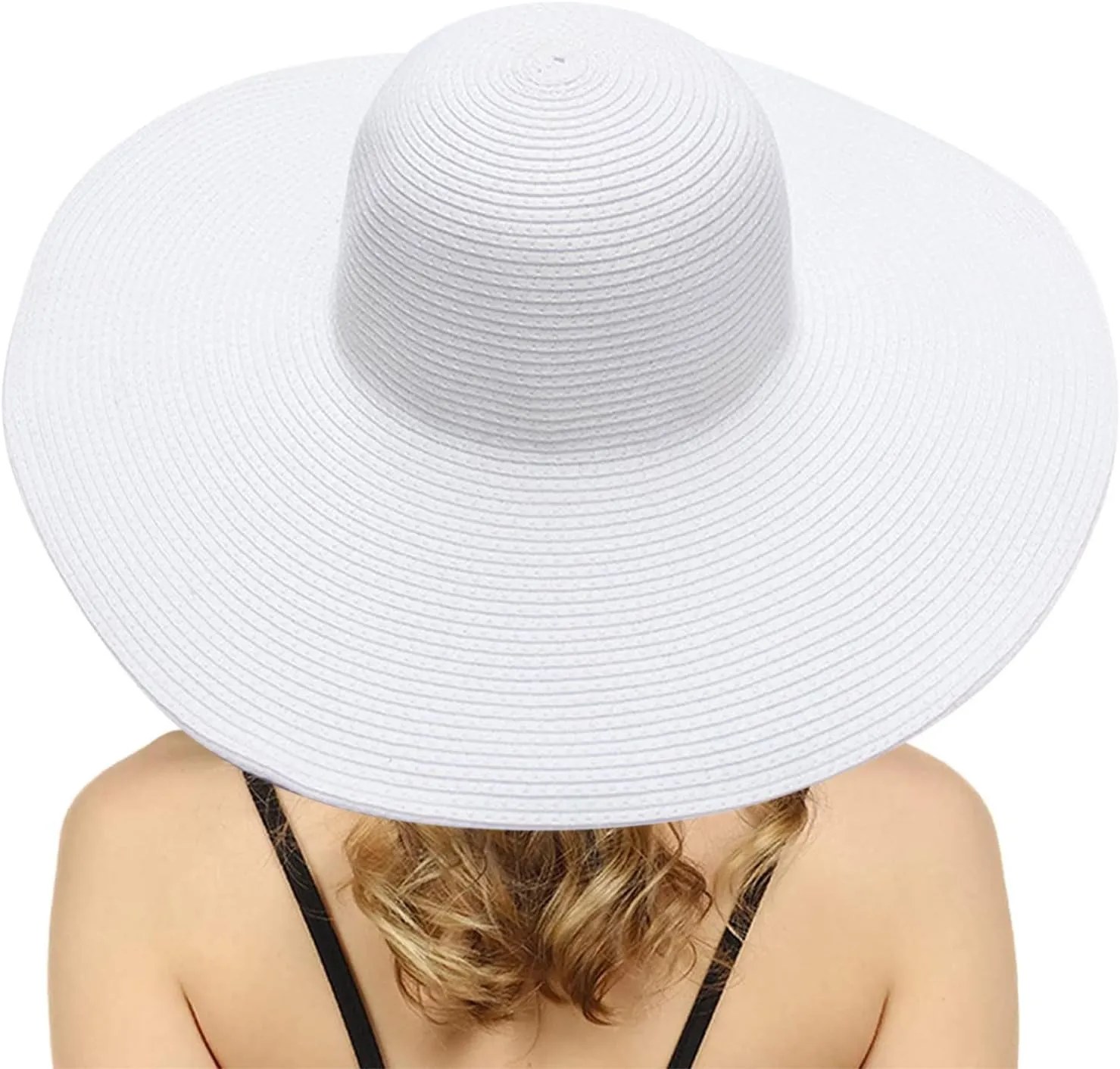 YOLAI Women's Folable Floppy Hat Wide Brim Sun Protective/Hat Summer Sun Protective Beach Cap