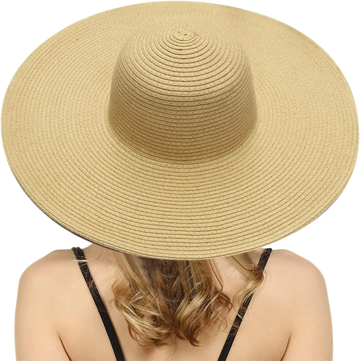 YOLAI Women's Folable Floppy Hat Wide Brim Sun Protective/Hat Summer Sun Protective Beach Cap