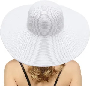YOLAI Women's Folable Floppy Hat Wide Brim Sun Protective/Hat Summer Sun Protective Beach Cap