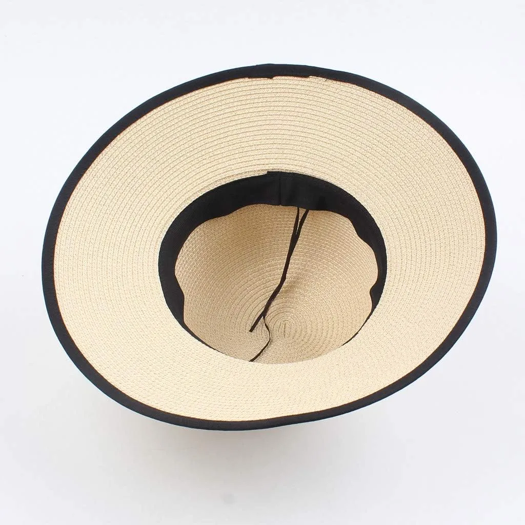 YOLAI Women's Sun Beach/Hat Foldable Floppy Hats Summer Sun Protective Wide Brim Cap for Travel Beach