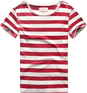 Zecmos Mens Stripes T-Shirts Casual Slim Fit Tshirts Striped Tees Top
