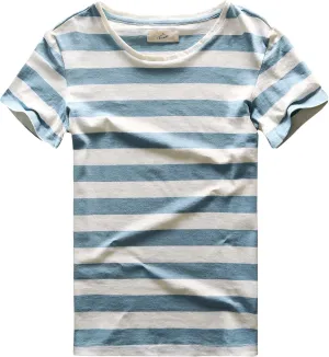 Zecmos Mens Stripes T-Shirts Casual Slim Fit Tshirts Striped Tees Top