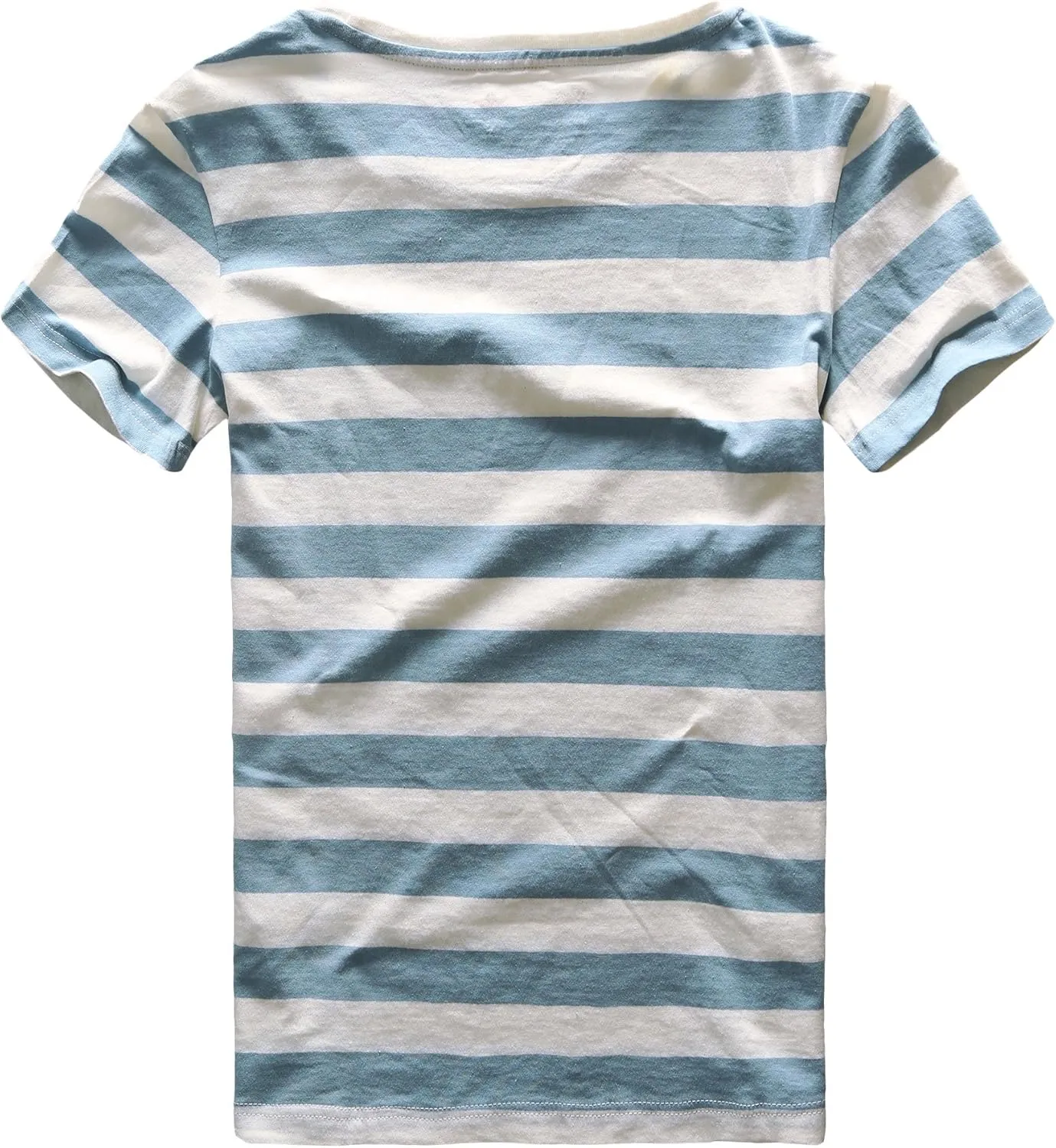 Zecmos Mens Stripes T-Shirts Casual Slim Fit Tshirts Striped Tees Top